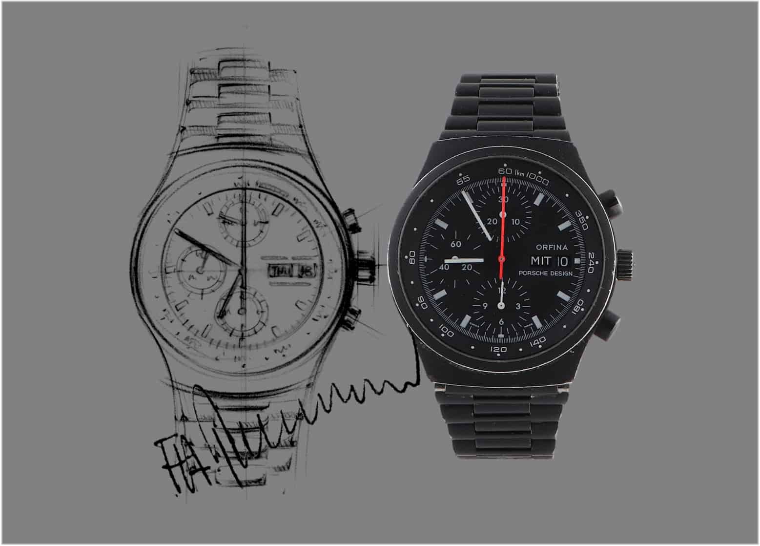 Porsche Design Chronograph 1 Grafik und 1. Edition 1973-1974