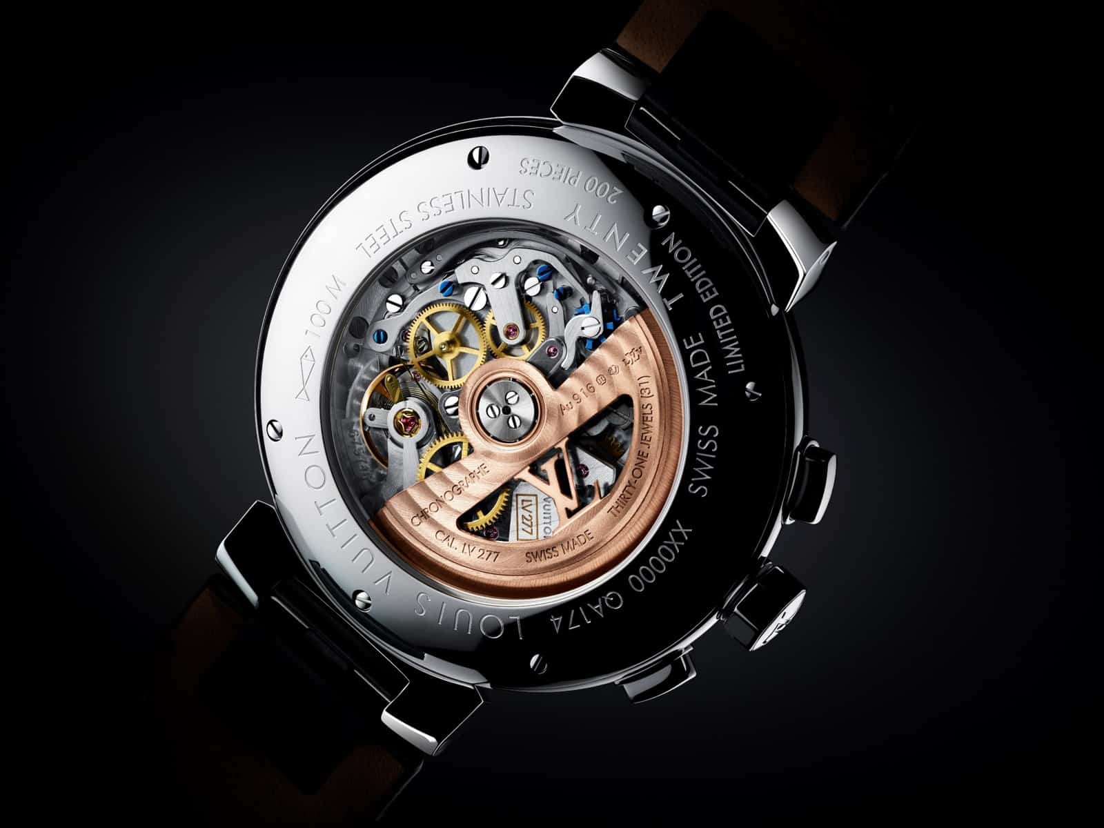 Gebrauchte Louis Vuitton Tambour Chronograph Uhren zum Verkauf