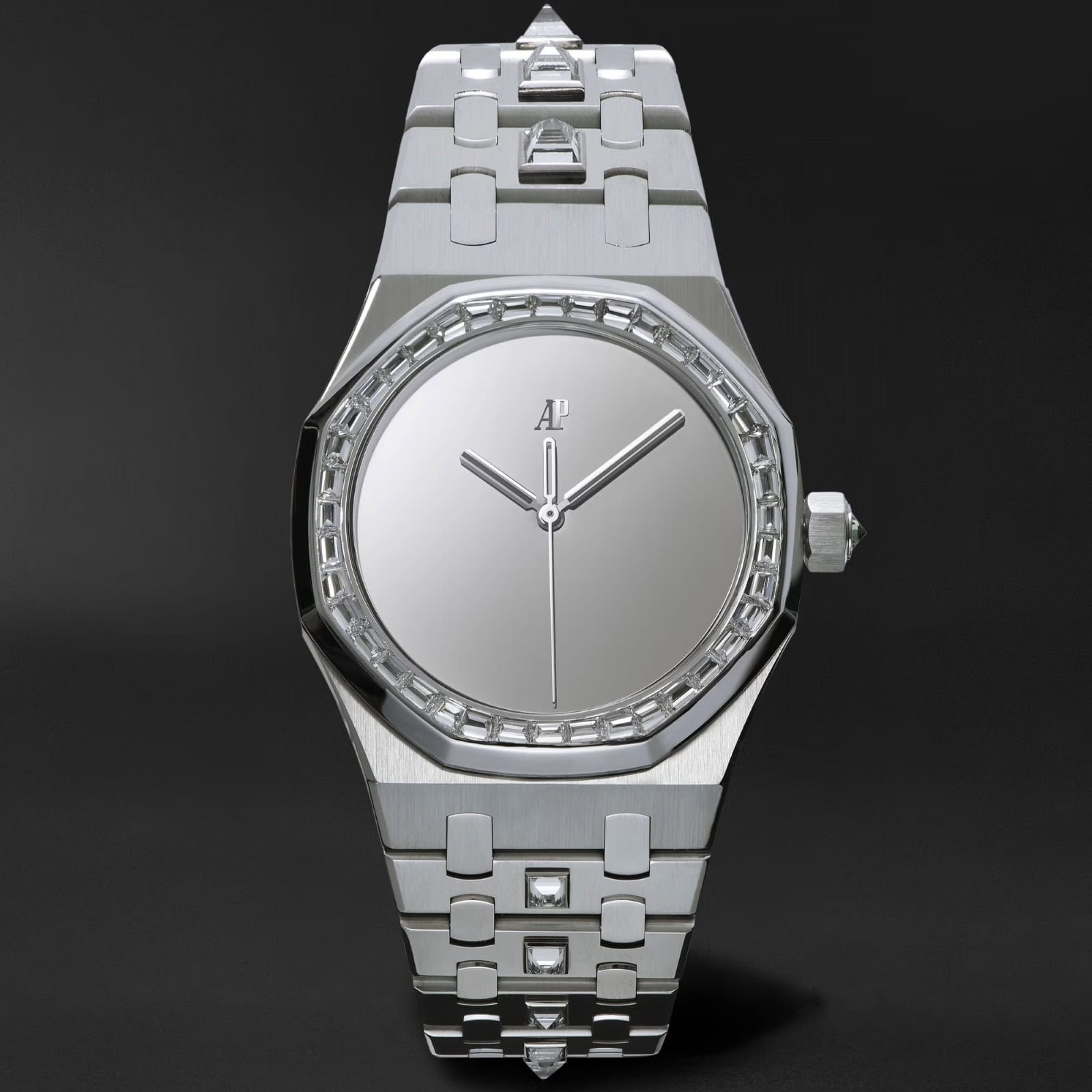 Hatton Labs Royal Oak Limited Edition Automatic 37mm Stainless Steel and Diamond Watch, Ref. No. MDHT001