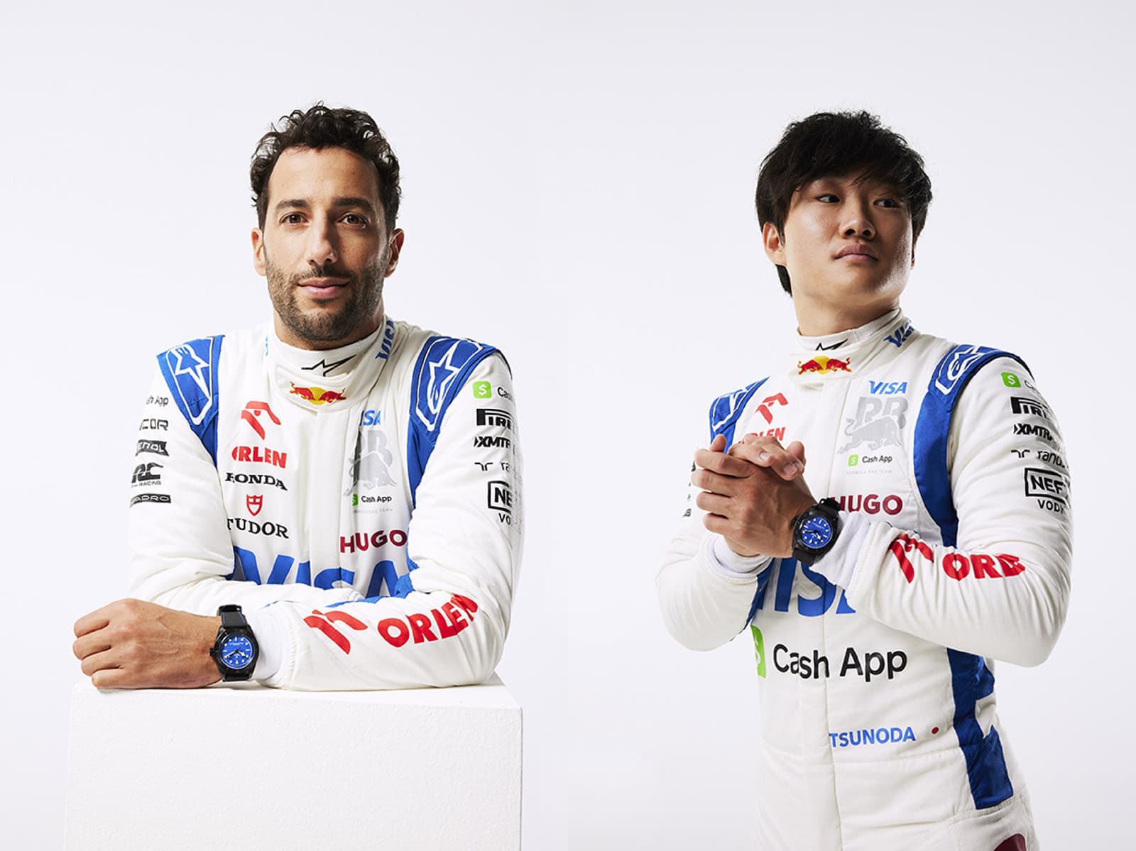 Daniel Ricciardo und Yuki Tsunoda