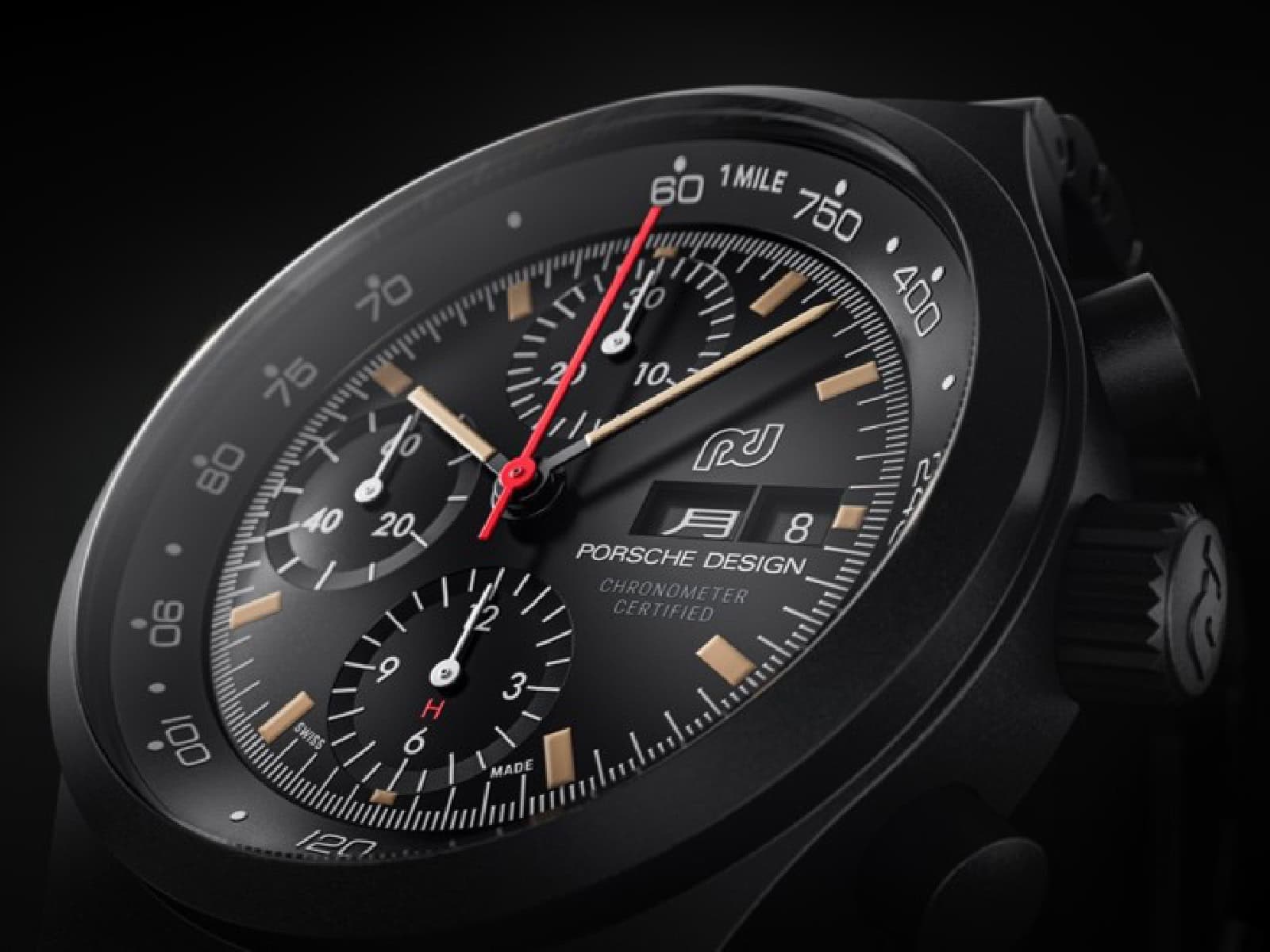 Porsche Design Chronograph 1 Hodinkee Edition 2024 Detail