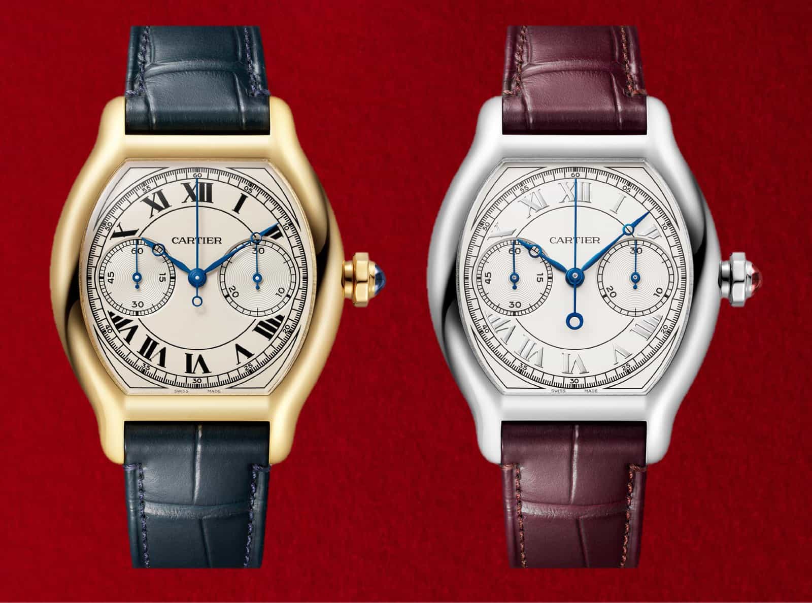 Cartier Privé Tortue Chronographen 2024 Gelbgold und Platin