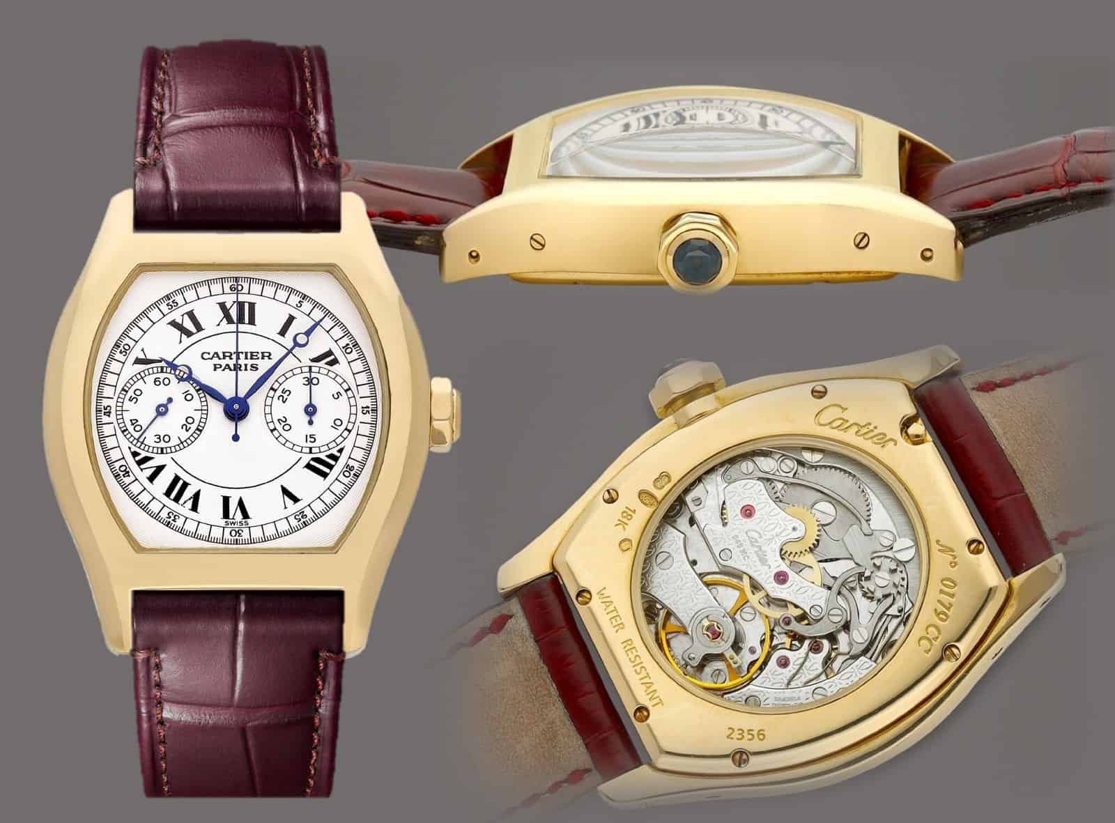 Cartier Tortue Chrono Monopoussoir Ref 2356 (Sotheby's - Uhrenkosmos)