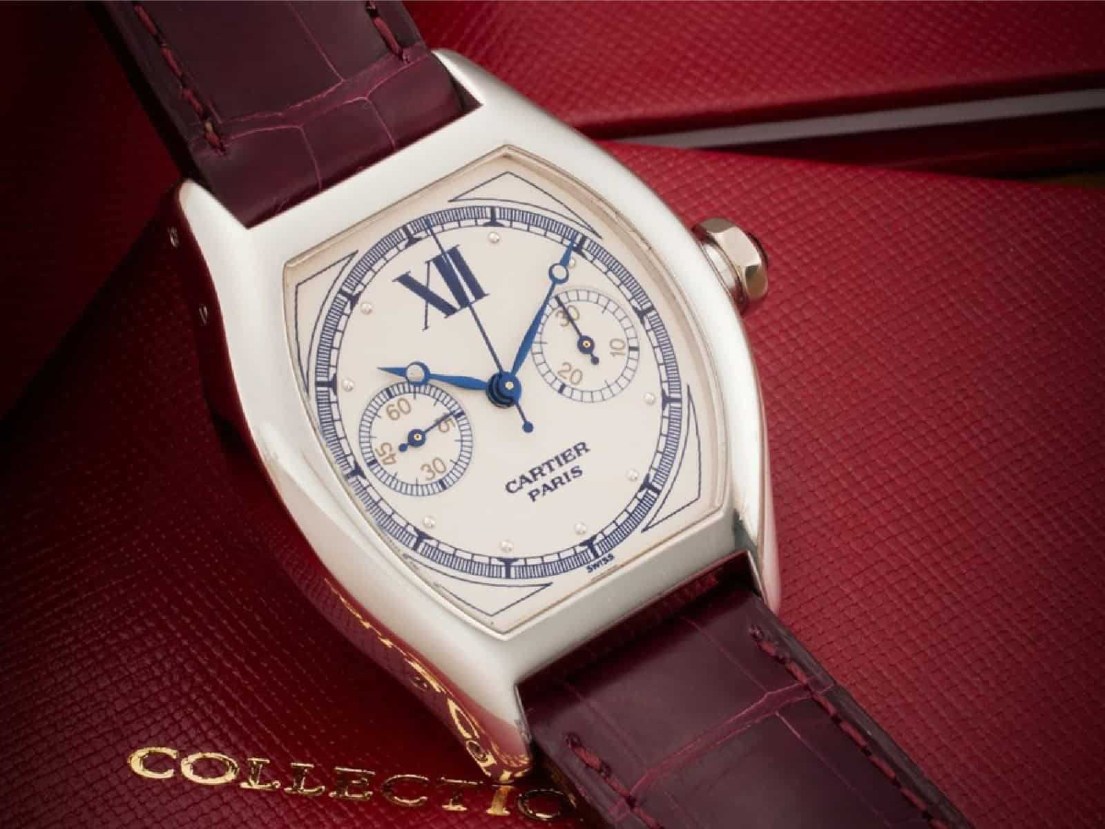 Cartier CPCP Tortue Chrono Monopoussoir Ref 2396 (Sotheby's)