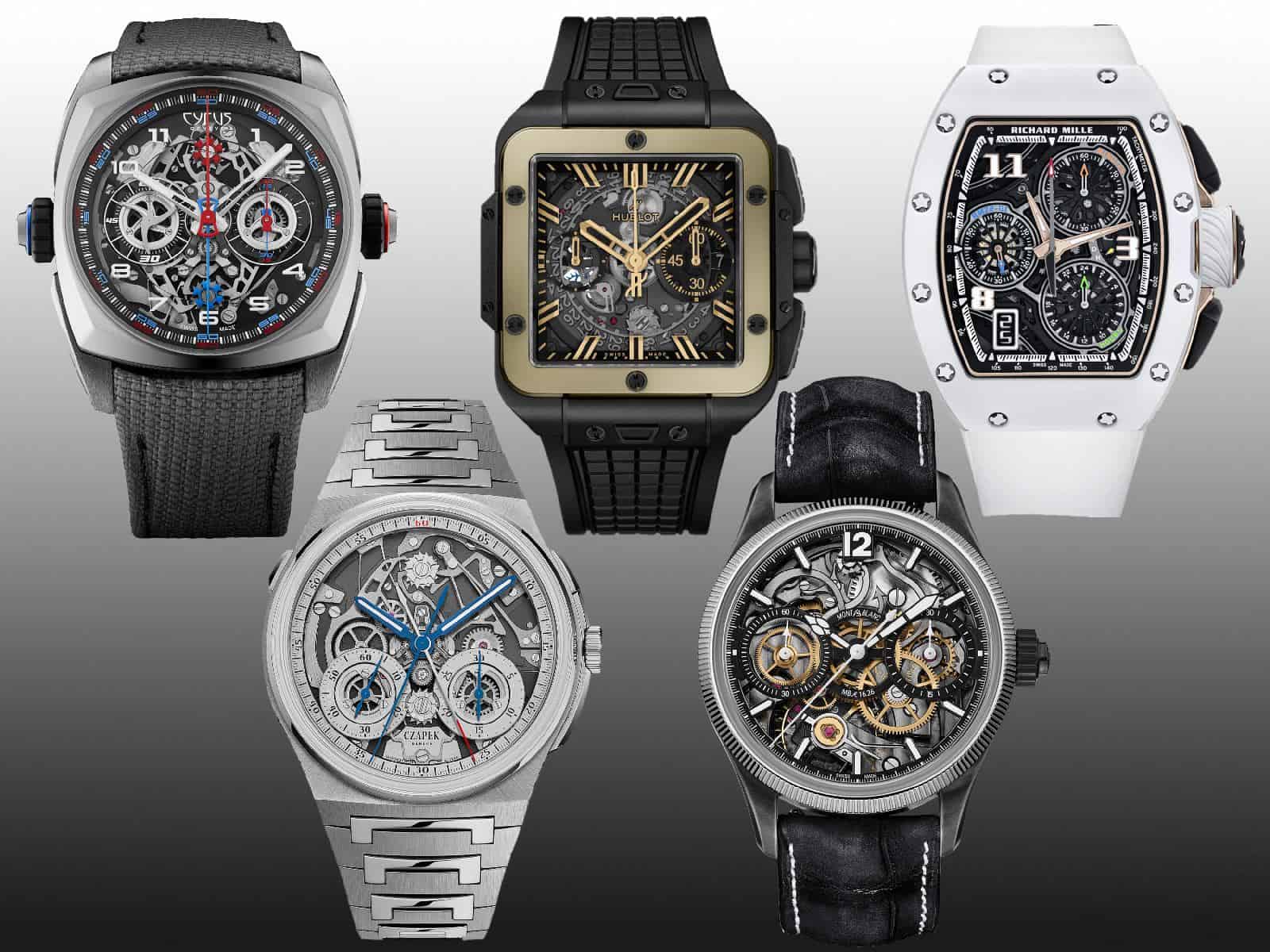 Offenherzige Chronographen von Cyrus, Czapek, Hublot, Montblanc und Richard Mille 