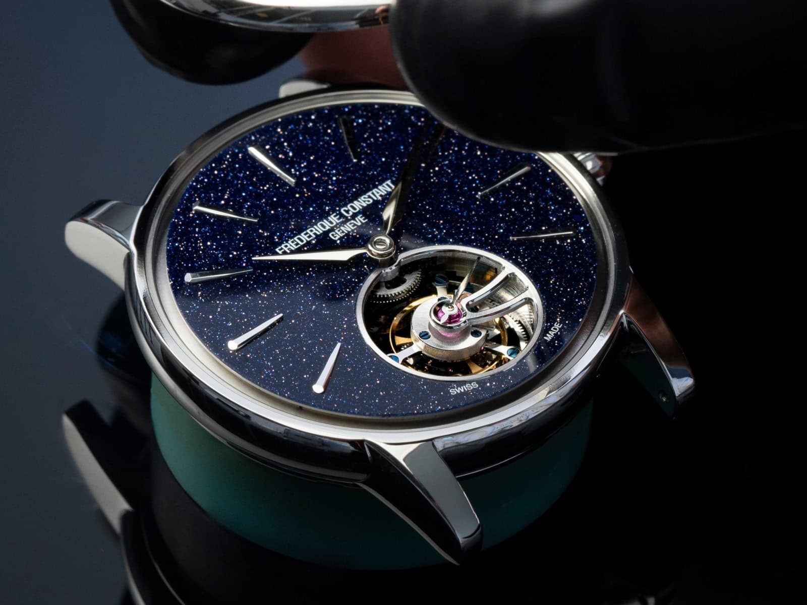 Classic Tourbillon Manufacture Aventurin Zifferblatt