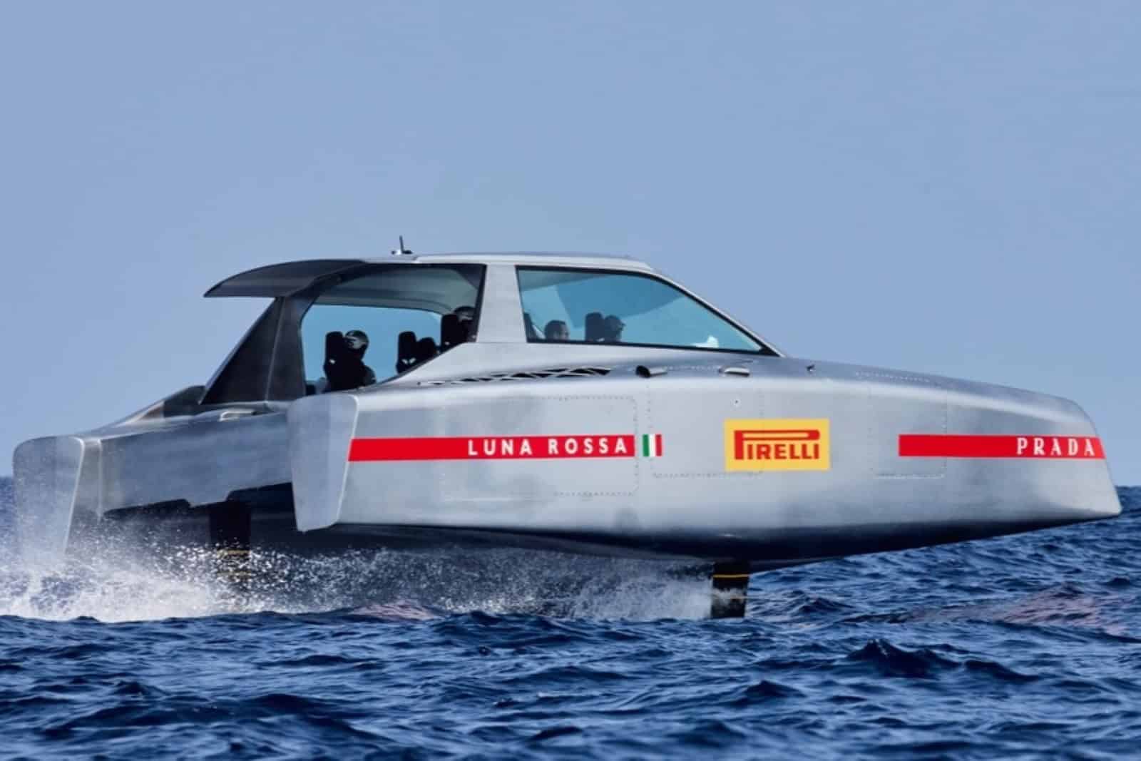 Luna Rossa Beiboot mit Wasserstoffantrieb