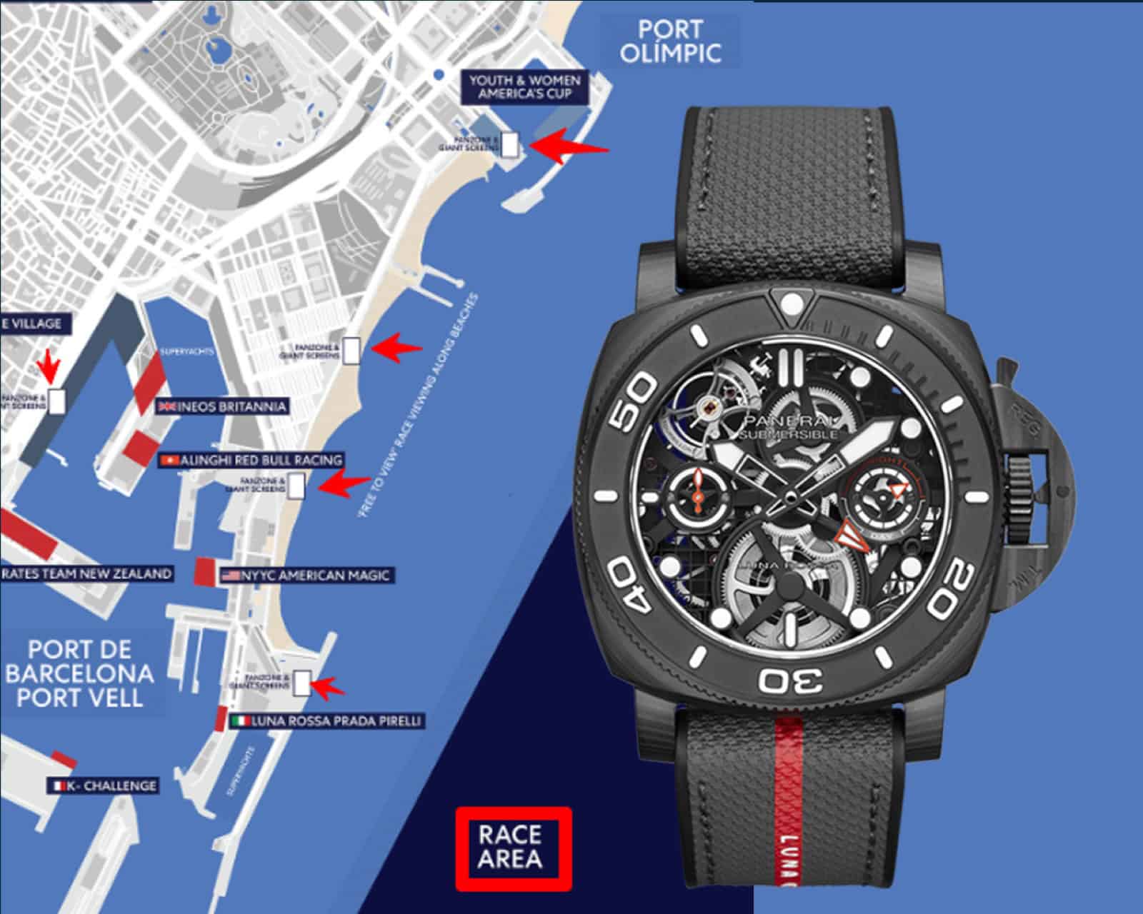 Panerai Submersible Tourbillon GMT Luna Rossa Experience Edition