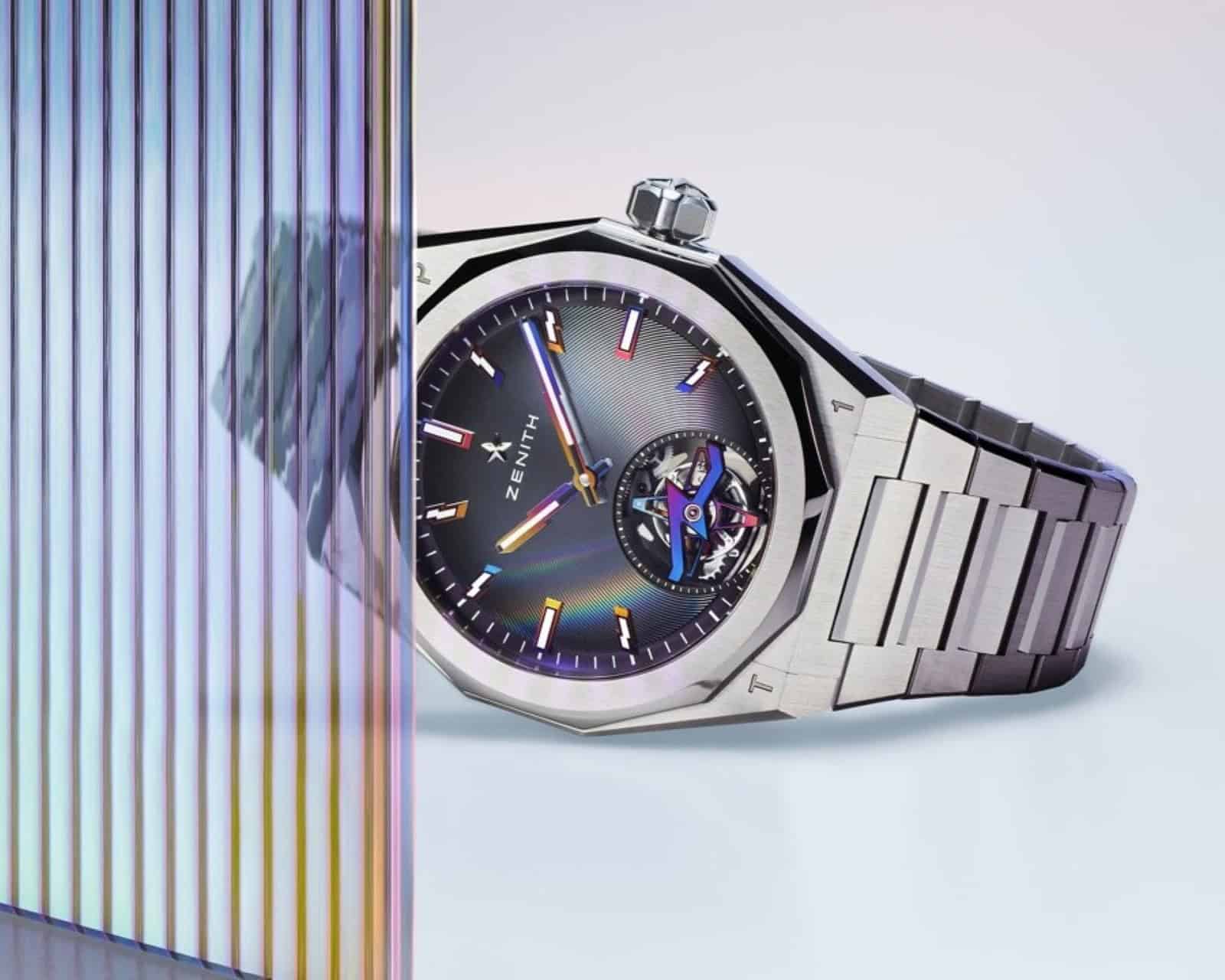 Zenith Defy Skyline Tourbillon Felipe Pantone mit Stahlgehäuse