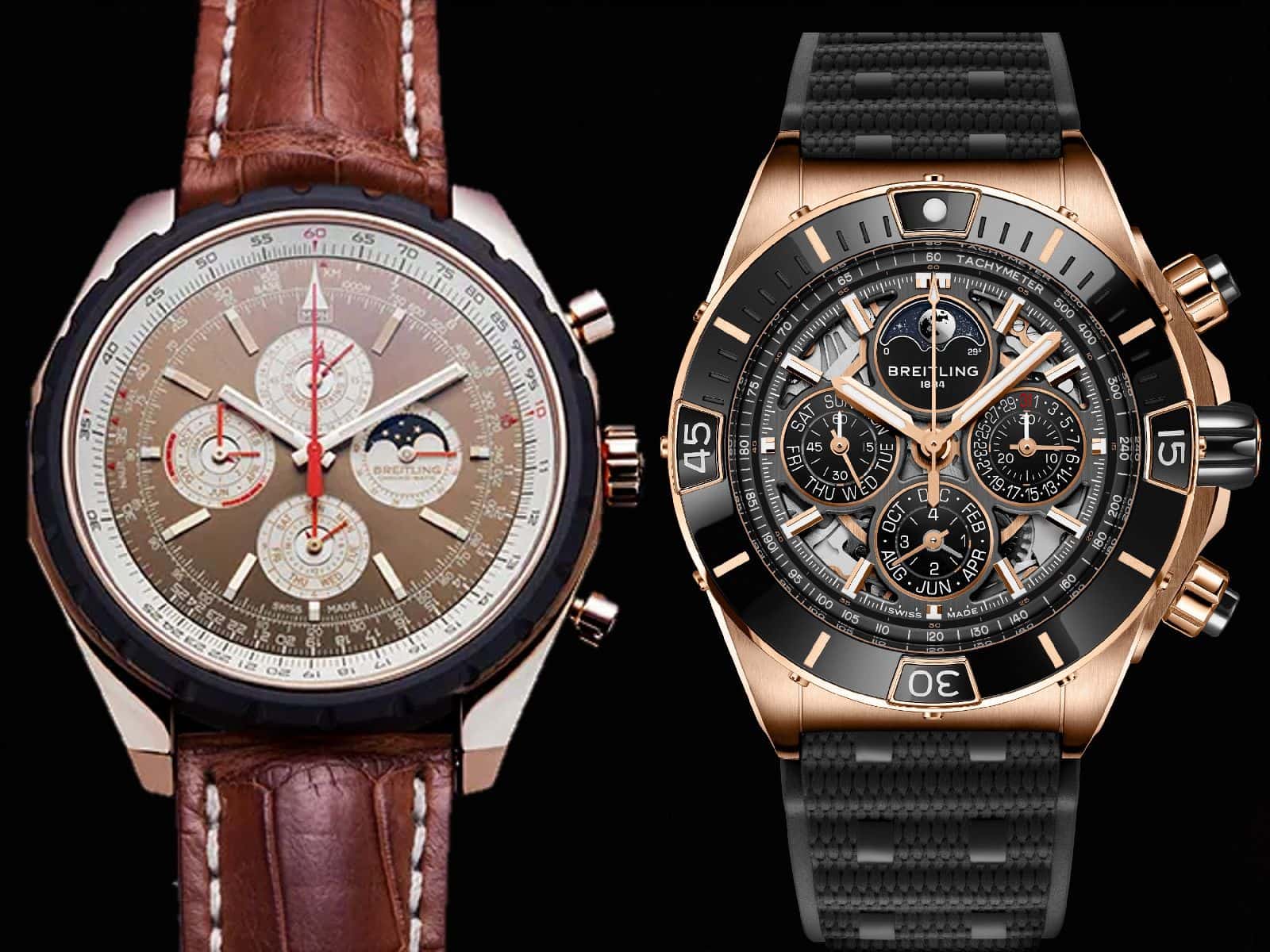 Breitling Chrono-Matic and Super Chronomat B19 44 Perpetual Calendar