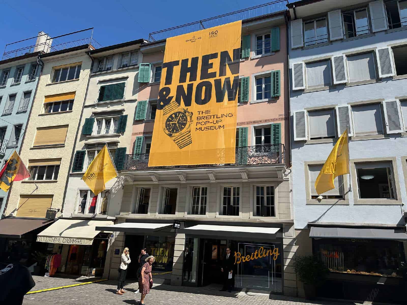 Breitling Museum Then and Now am Zürcher Rennweg (GLB)