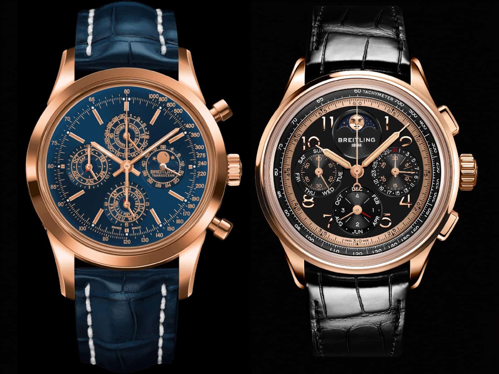 Breitling Transocean Perpetual Calendar und Premier B19 Datora 42 140th Anniversary