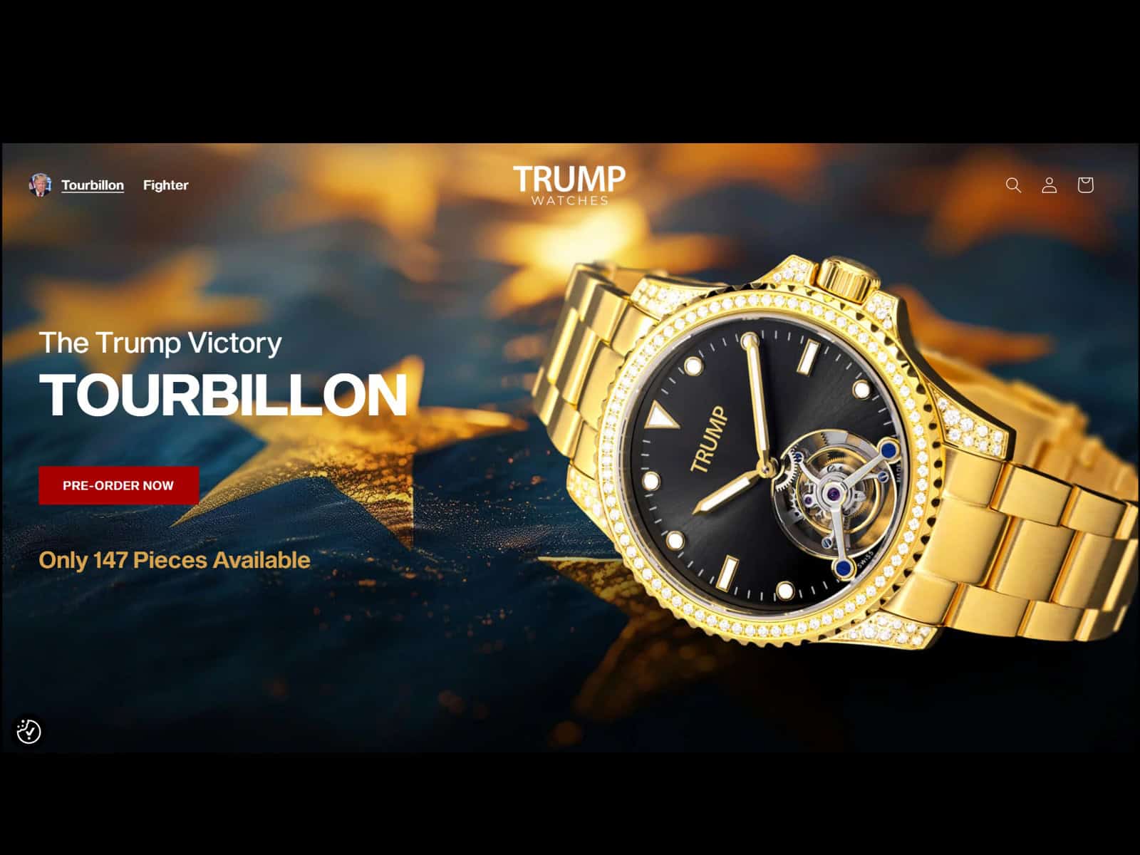 Buy Now - Trump Victory Tourbillon Uhr von Donald Trump