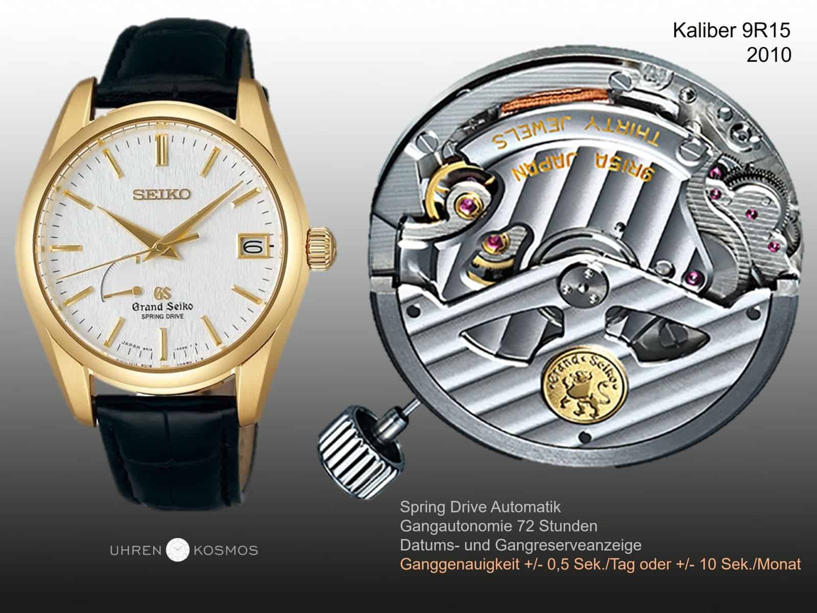 Grand Seiko Spring Drive Kaliber 9R15, 2010