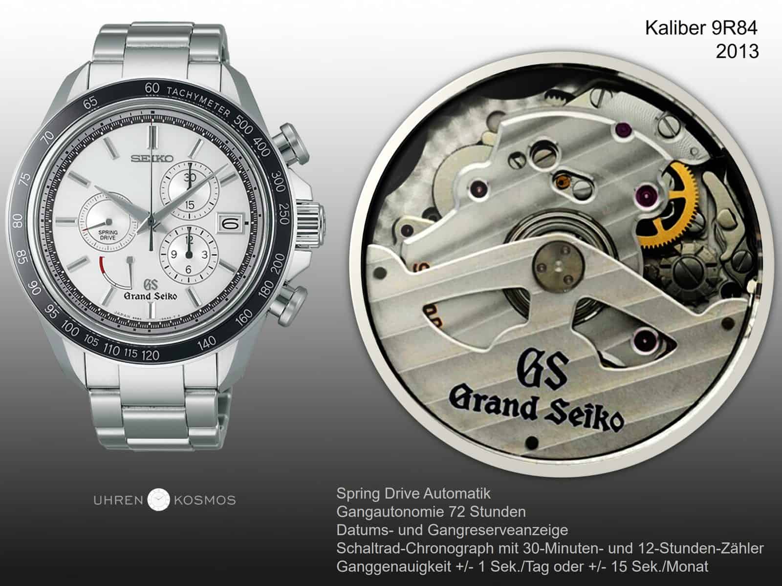 Grand Seiko Spring Drive Kaliber 9R84, 2013