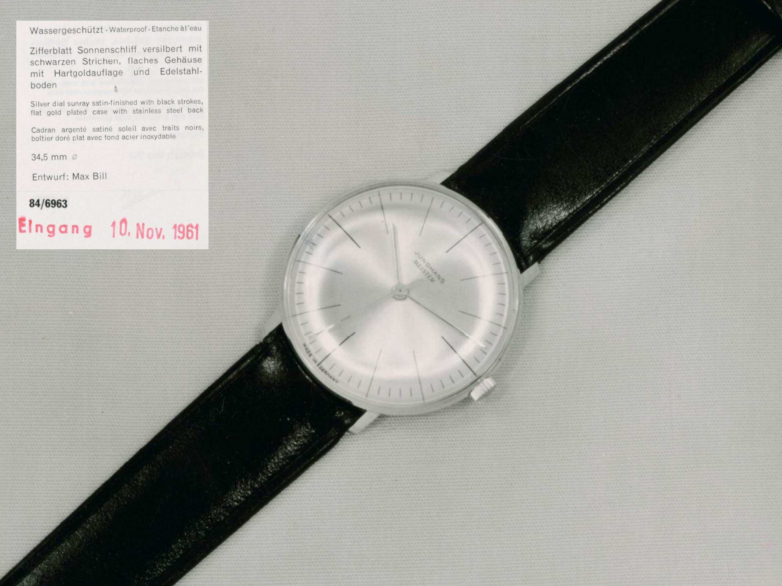 Junghans Max Bill, Referenz 84/6963 - 1961