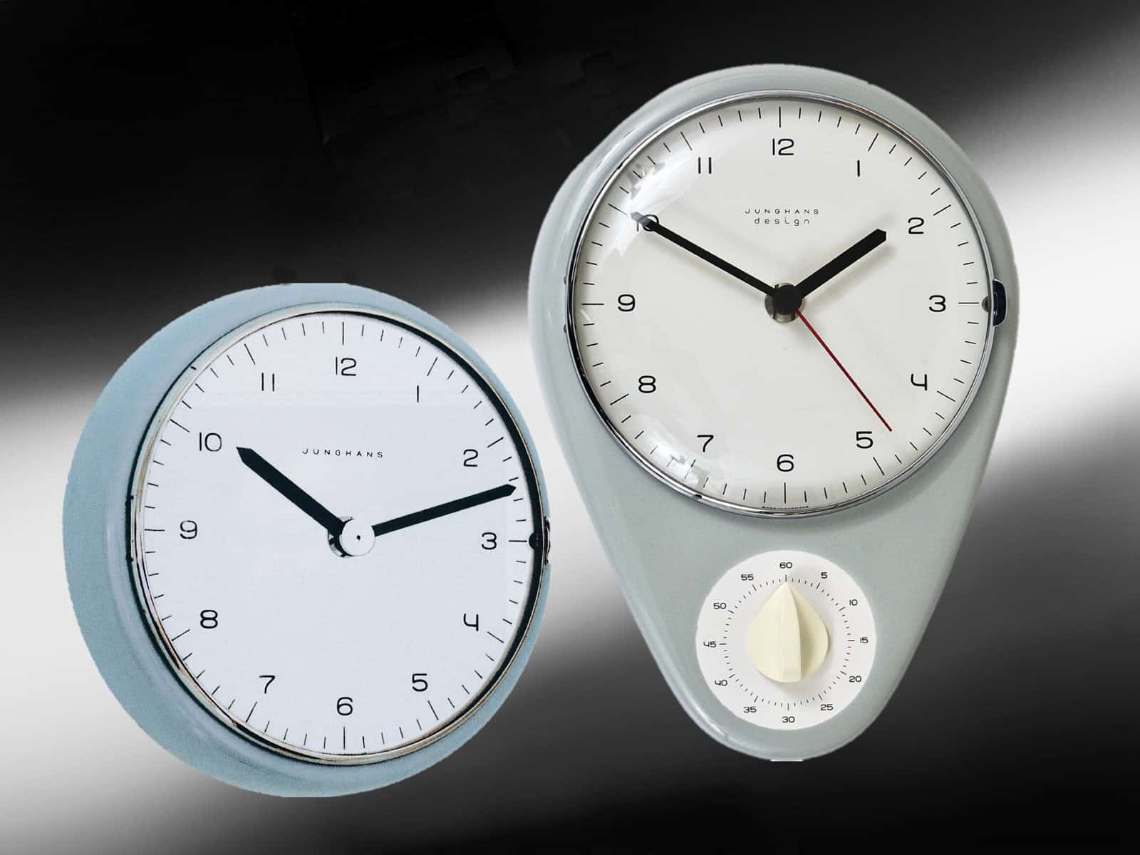 Junghans Max Bill Wanduhr und Küchenuhr