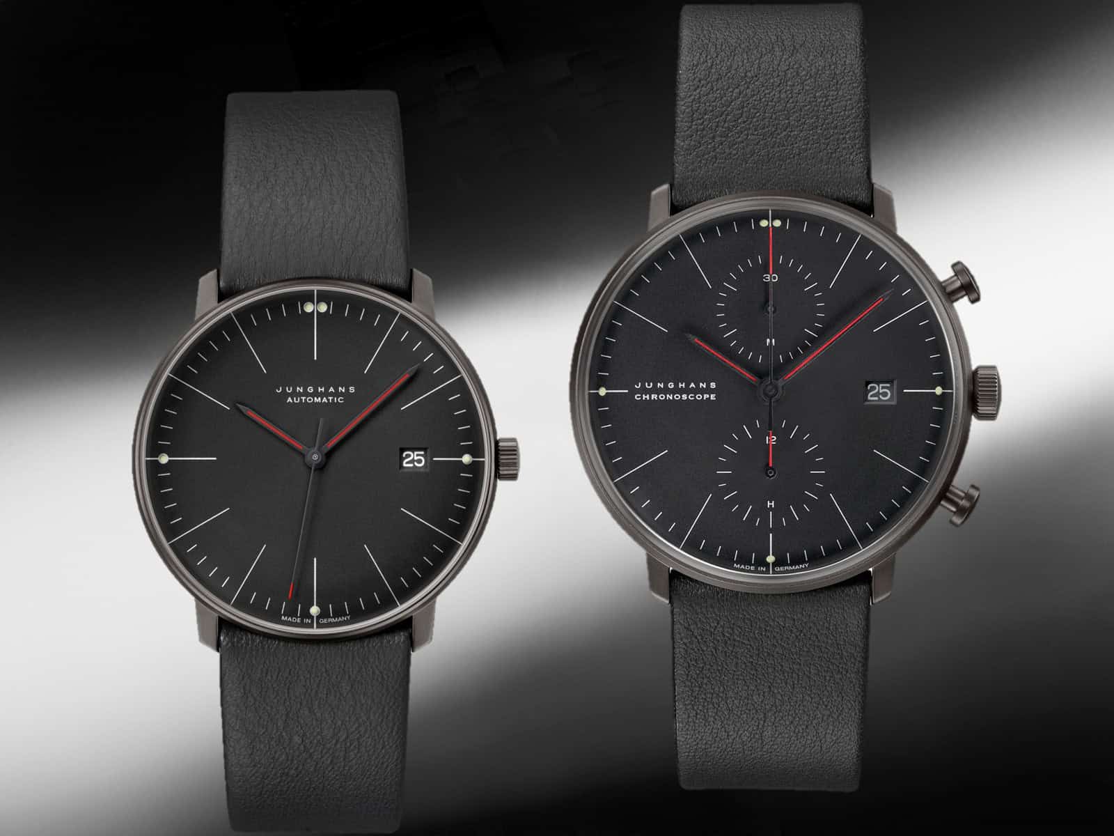 Junghans bax bill Automatic Bauhaus und Chronoscope Bauhaus