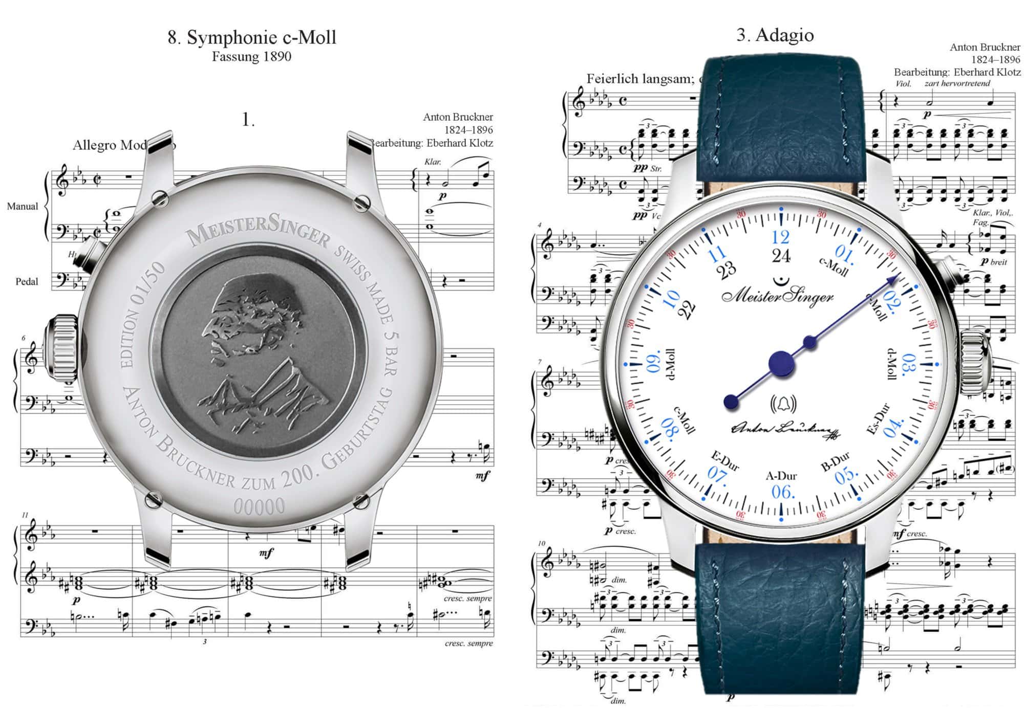 MeisterSinger Edition Anton Bruckner mit Notensatz