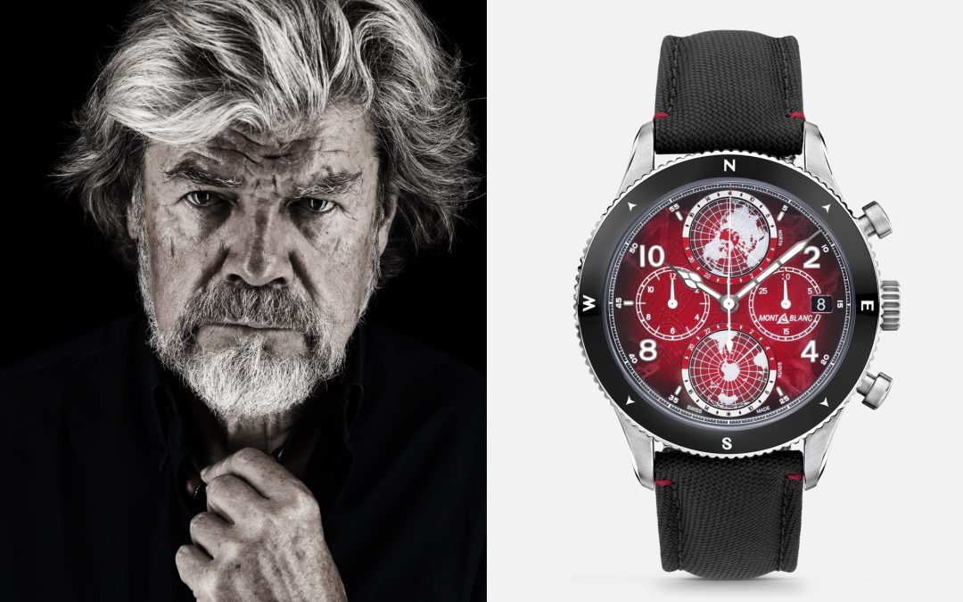 Limitierte Montblanc Edition für Reinhold Messner1858 Geosphere Chronograph 0 Oxygen The 8000: Montblanc lanciert 290 Uhren zu einem speziellen 80.