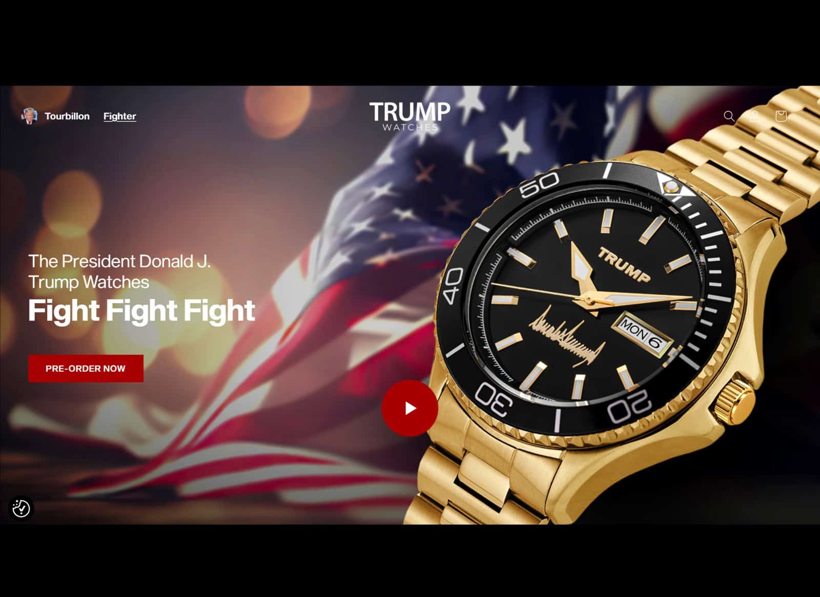 Trump Fight Fight Fight Uhr von Donald Trump