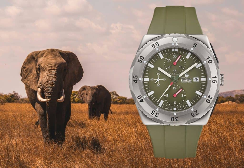 Tutima Mara Safari Chronograph Edition mit Elefant